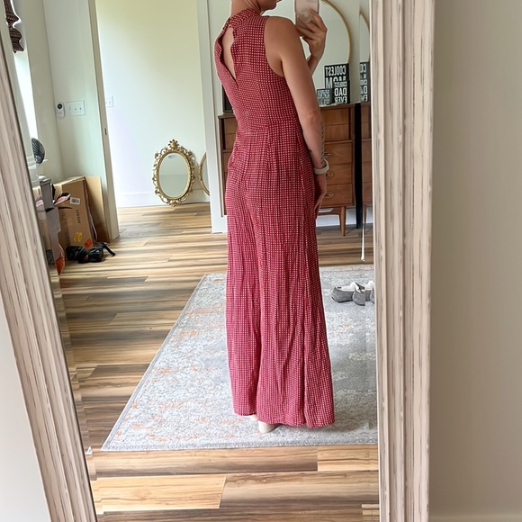 Anthropologie x Maeve Red Patterned Romper Size 6 EUC‎ - Picture 5 of 9